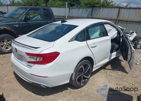 2022 Honda Accord Sport из США, поврежденный, VIN 1HGCV1F35NA063569